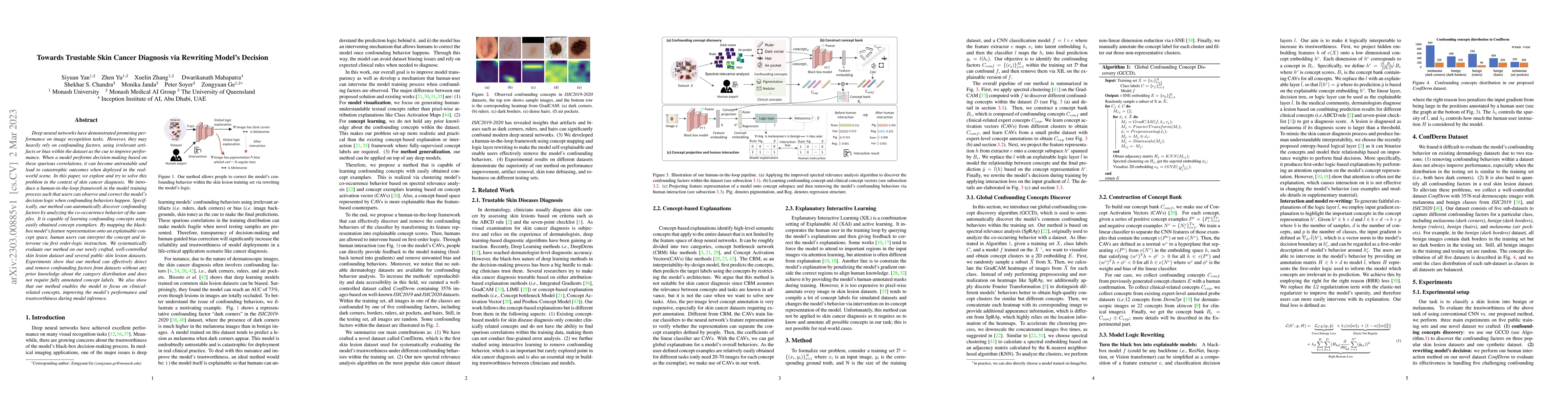 Thumbnail for Towards Trustable Skin Cancer Diagnosis via Rewriting Model's Decision