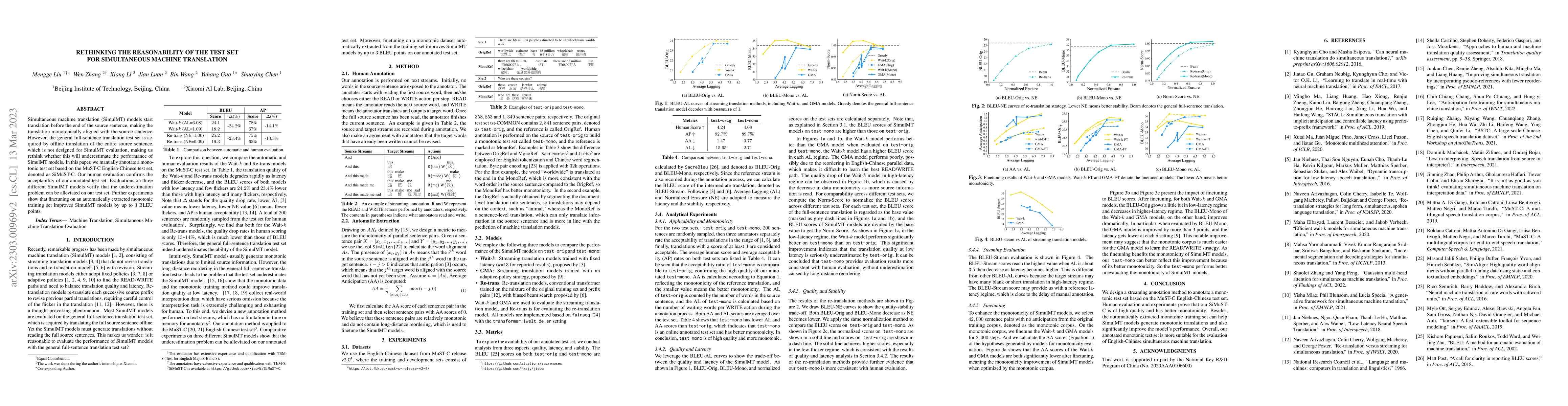 Thumbnail for Rethinking the Reasonability of the Test Set for Simultaneous Machine
  Translation