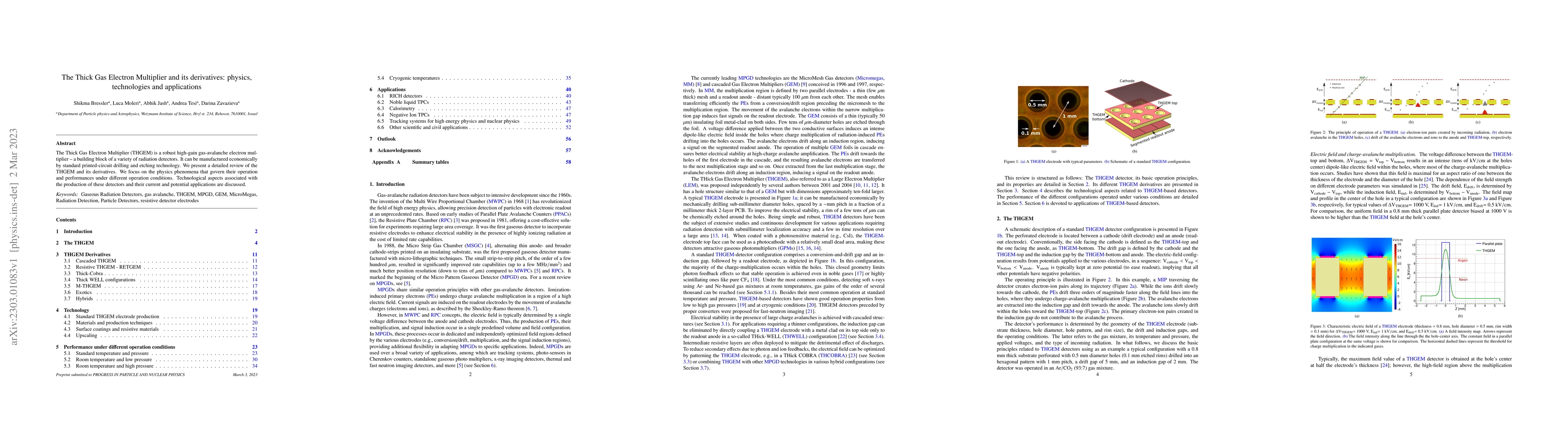Thumbnail for The Thick Gas Electron Multiplier and its derivatives: physics,
  technologies and applications