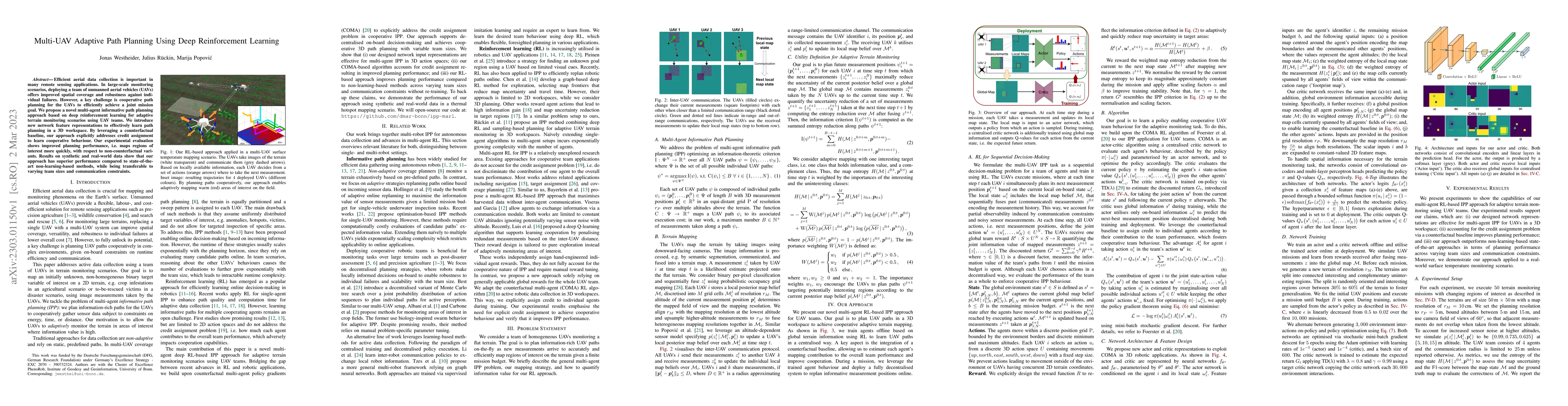 Thumbnail for Multi-UAV Adaptive Path Planning Using Deep Reinforcement Learning
