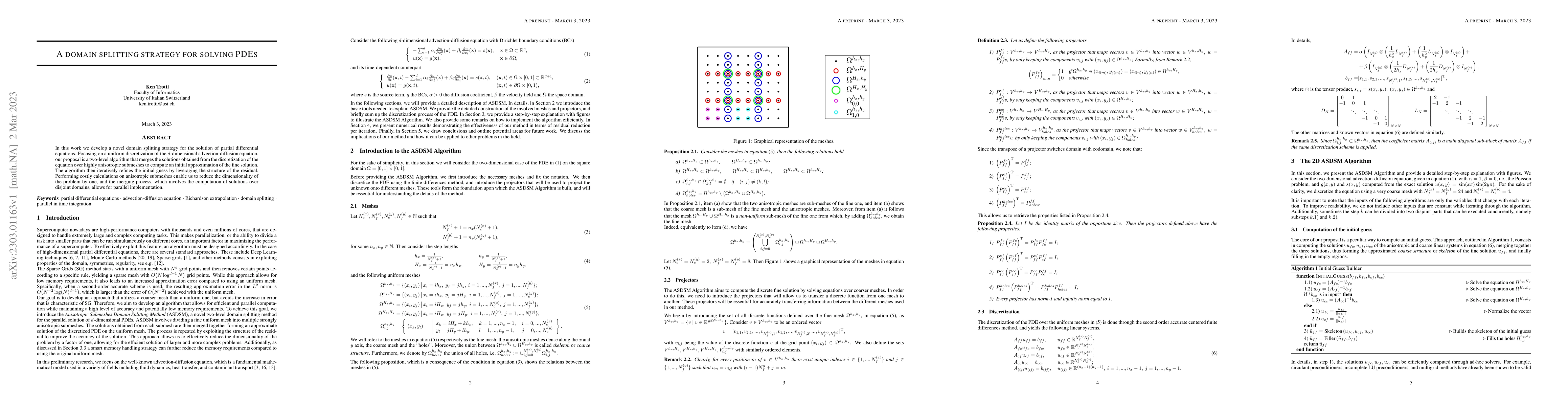 Thumbnail for A domain splitting strategy for solving PDEs