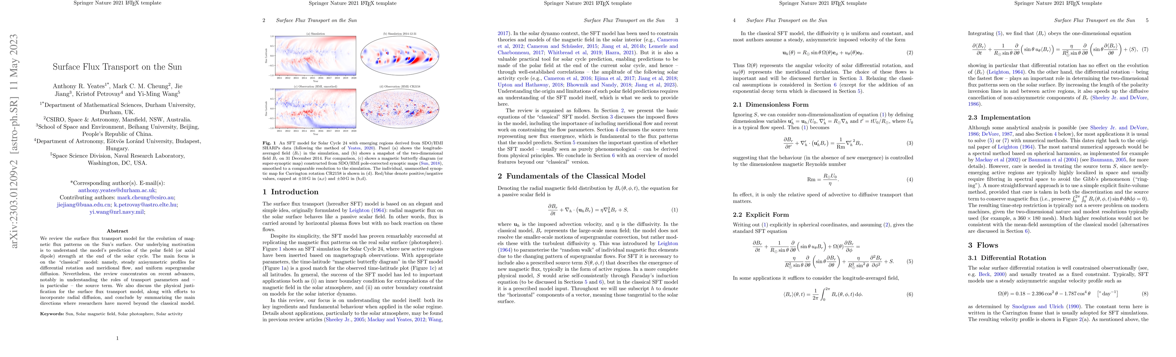Thumbnail for Surface Flux Transport on the Sun