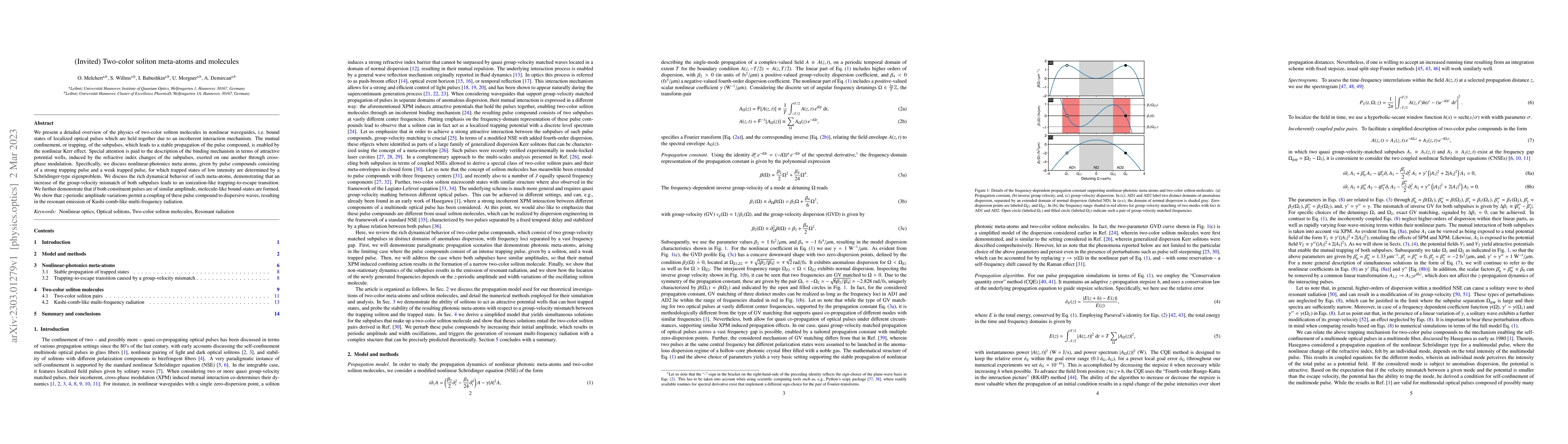 Thumbnail for Two-color soliton meta-atoms and molecules