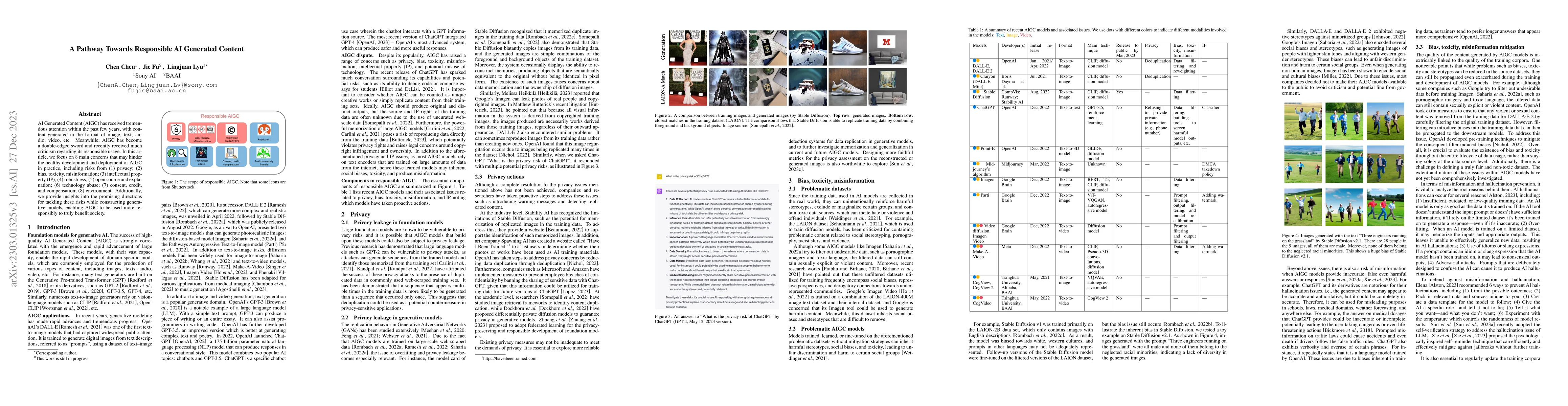 Thumbnail for A Pathway Towards Responsible AI Generated Content