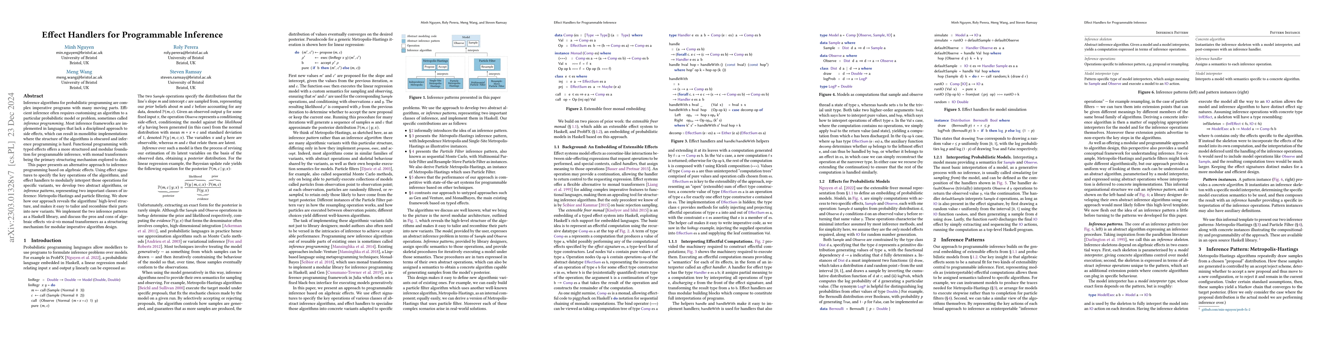 Thumbnail for Effect Handlers for Programmable Inference