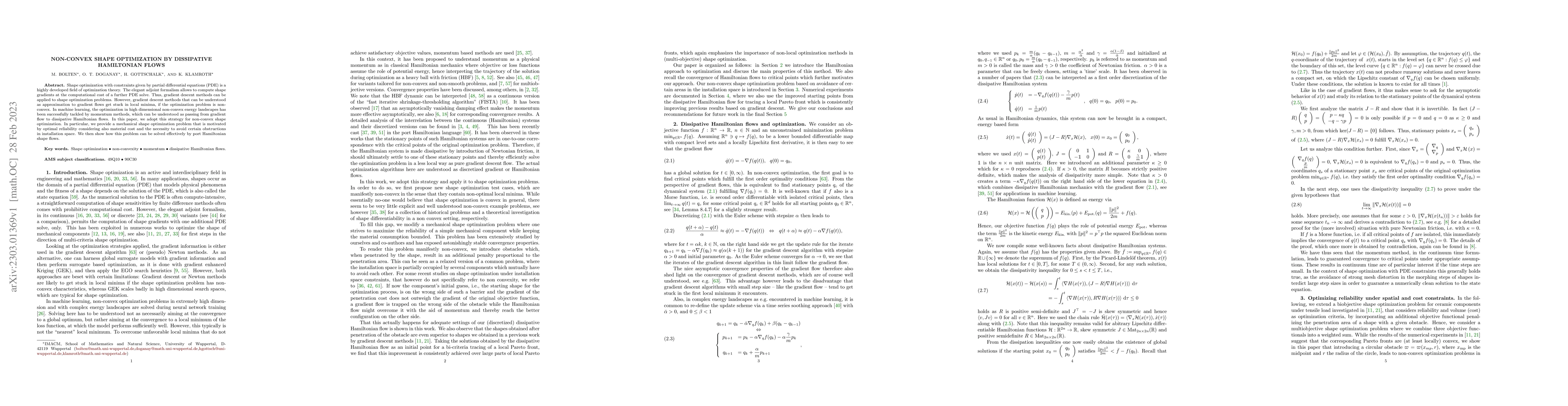 Thumbnail for Non-convex shape optimization by dissipative Hamiltonian flows
