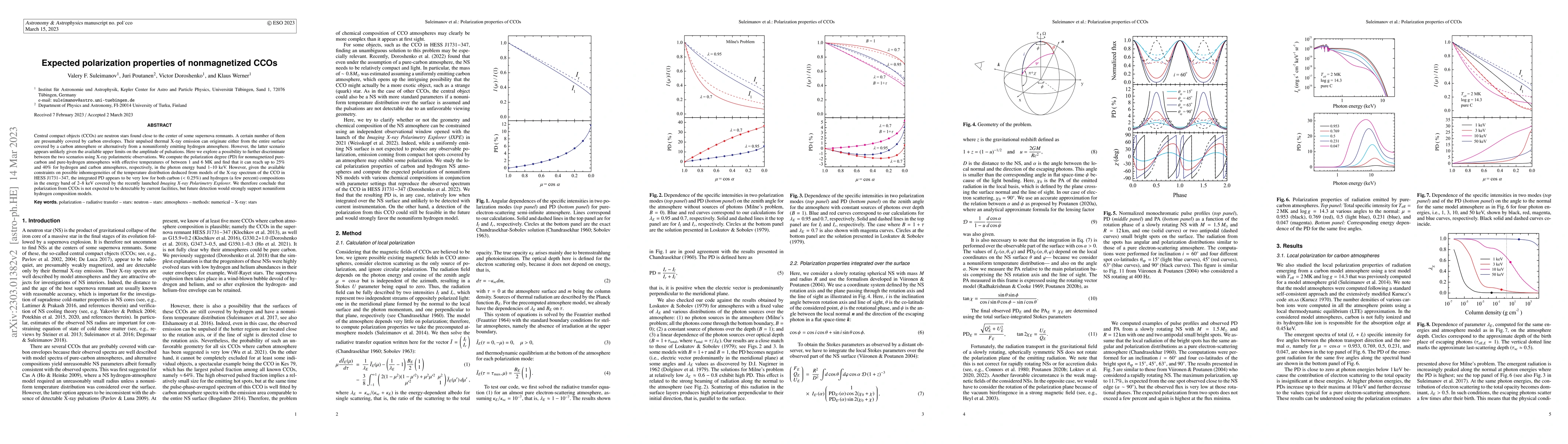 Thumbnail for Expected polarization properties of nonmagnetized CCOs