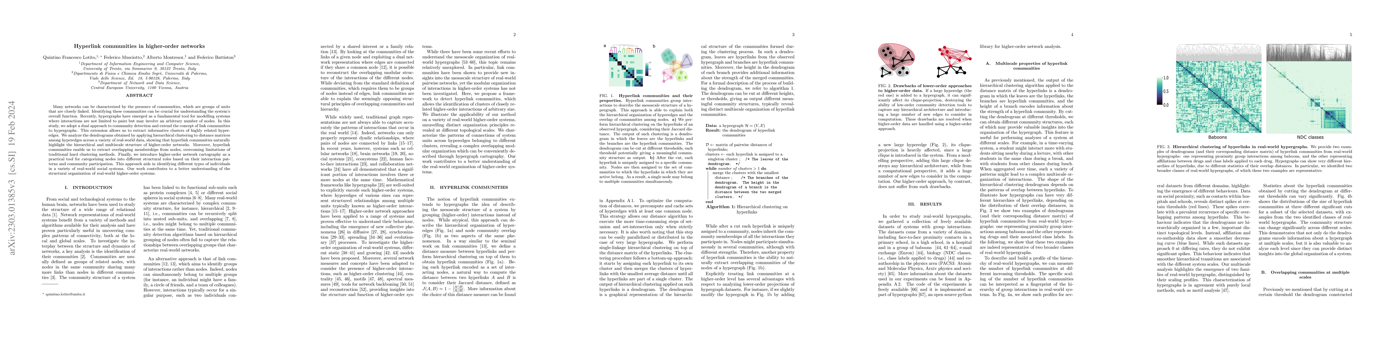 Thumbnail for Hyperlink communities in higher-order networks
