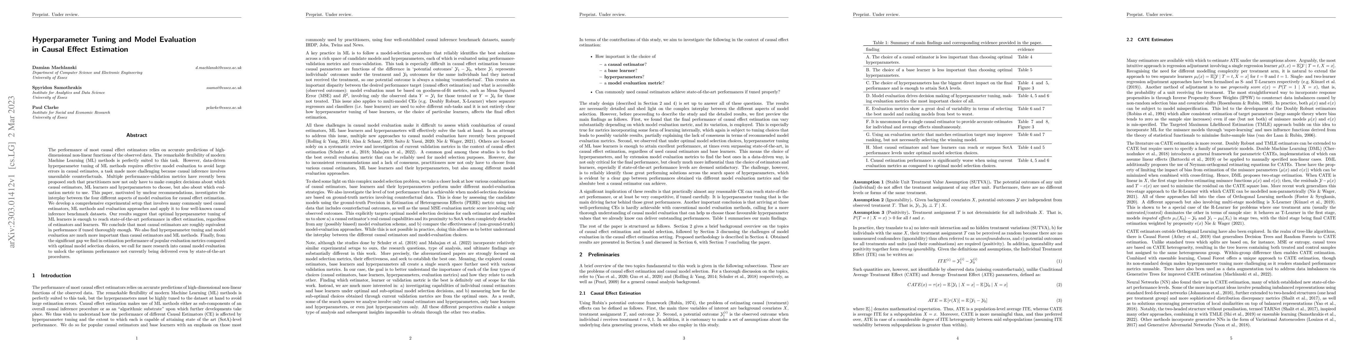Thumbnail for Hyperparameter Tuning and Model Evaluation in Causal Effect Estimation
