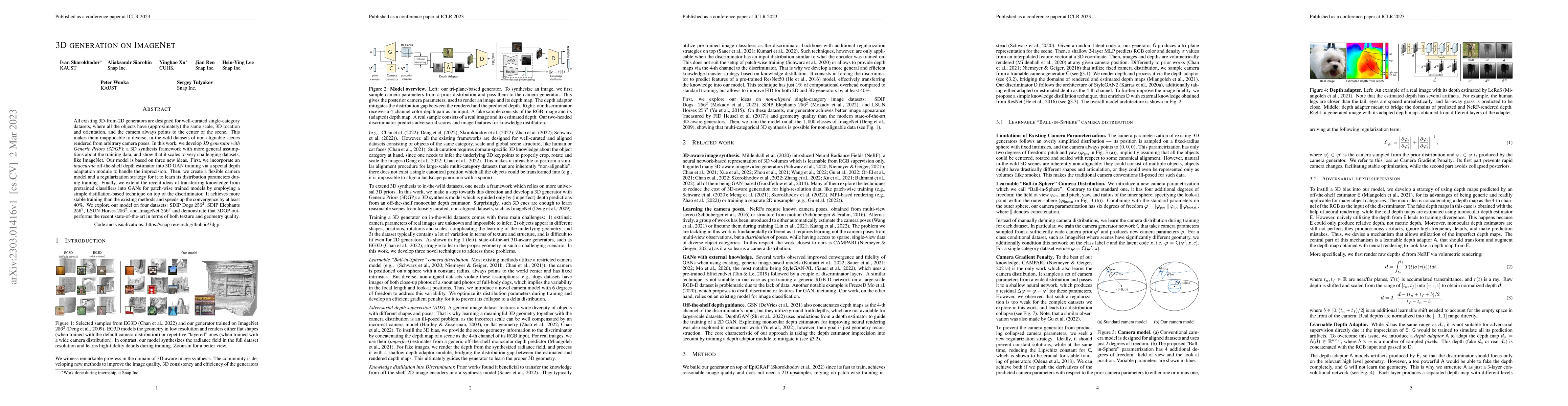 Thumbnail for 3D generation on ImageNet