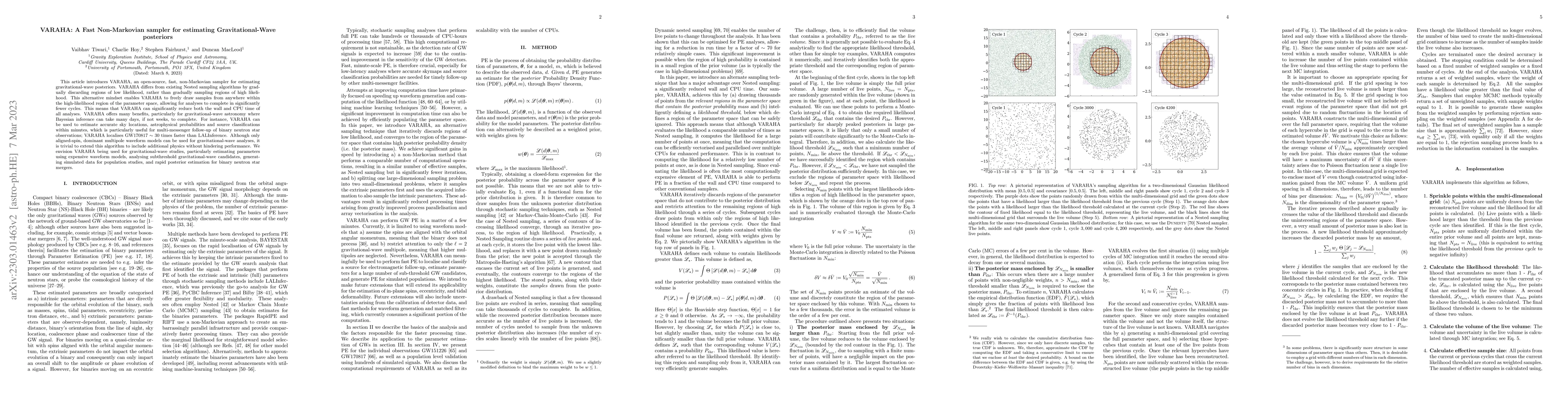 Thumbnail for VARAHA: A Fast Non-Markovian sampler for estimating Gravitational-Wave
  posteriors