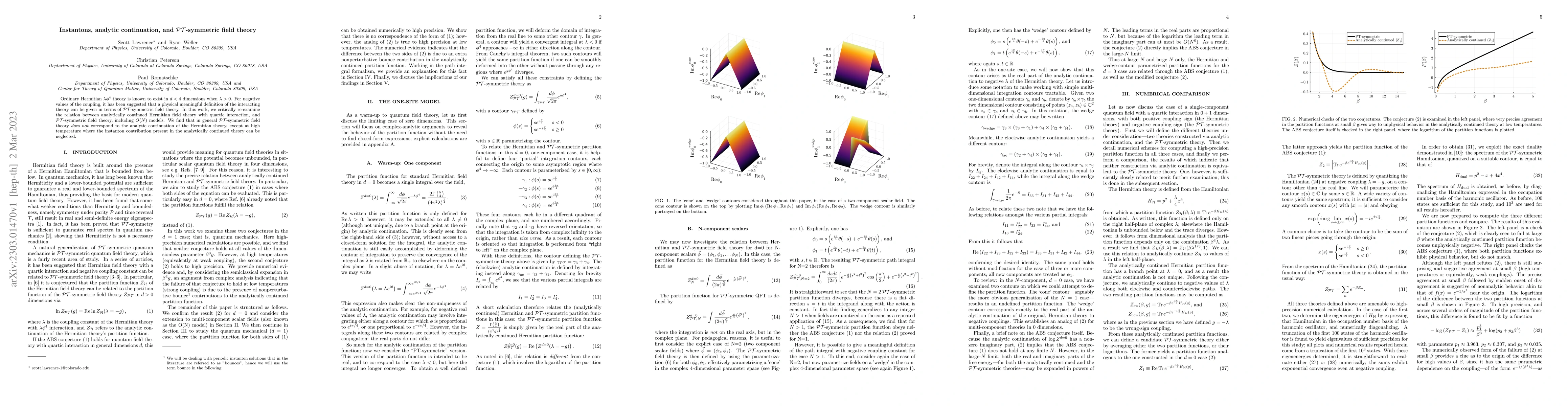 Thumbnail for Instantons, analytic continuation, and $\mathcal{PT}$-symmetric field
  theory
