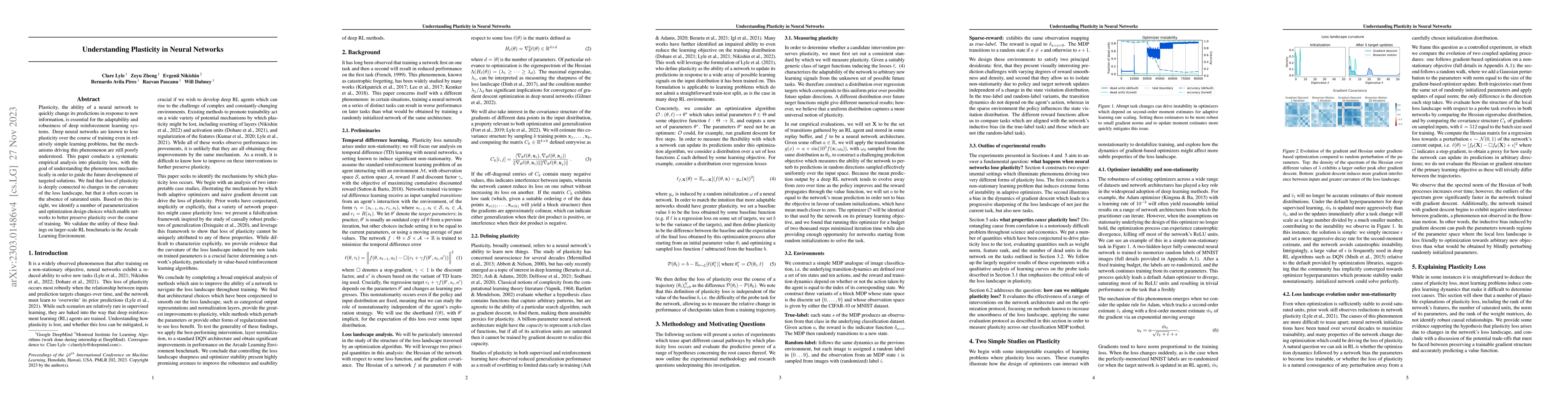 Thumbnail for Understanding plasticity in neural networks