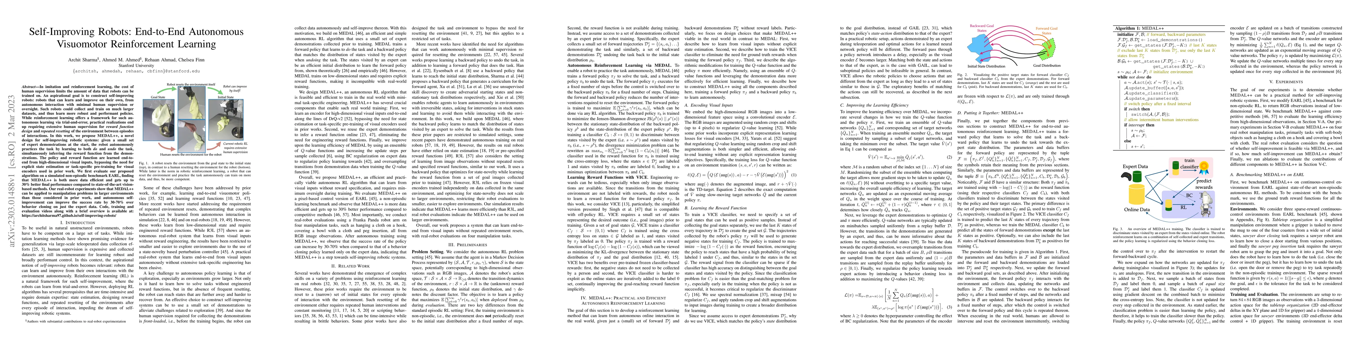 Thumbnail for Self-Improving Robots: End-to-End Autonomous Visuomotor Reinforcement
  Learning