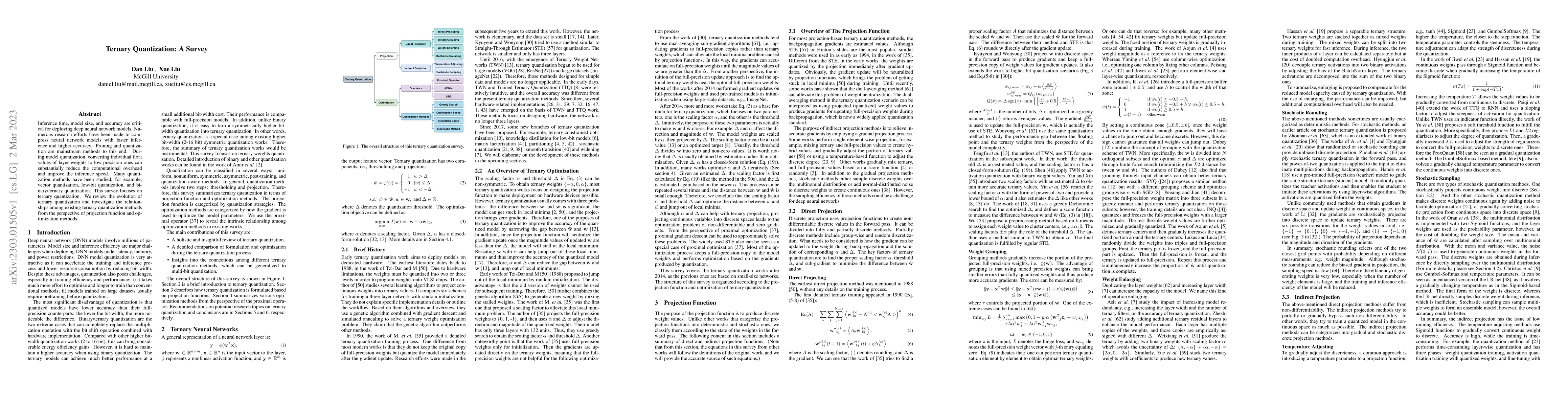 Thumbnail for Ternary Quantization: A Survey