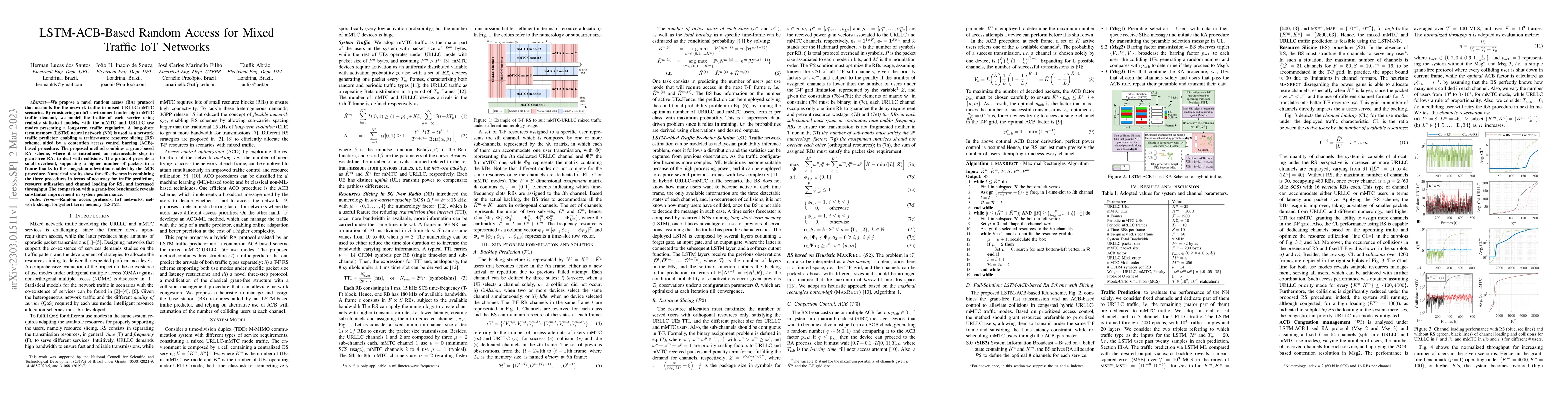 Thumbnail for LSTM-ACB-Based Random Access for Mixed Traffic IoT Networks