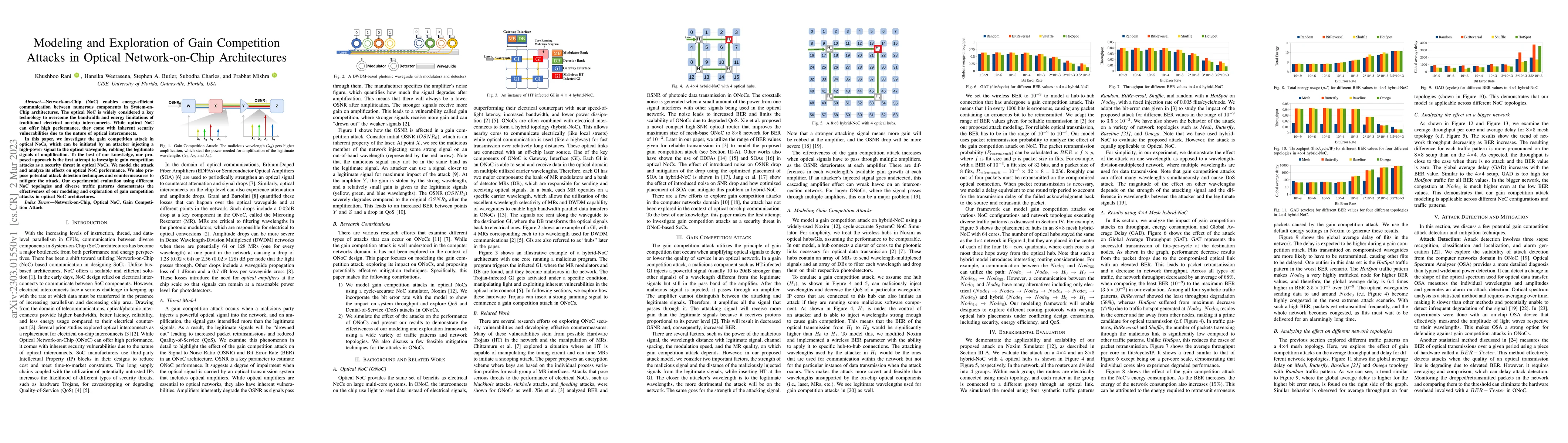 Thumbnail for Modeling and Exploration of Gain Competition Attacks in Optical
  Network-on-Chip Architectures