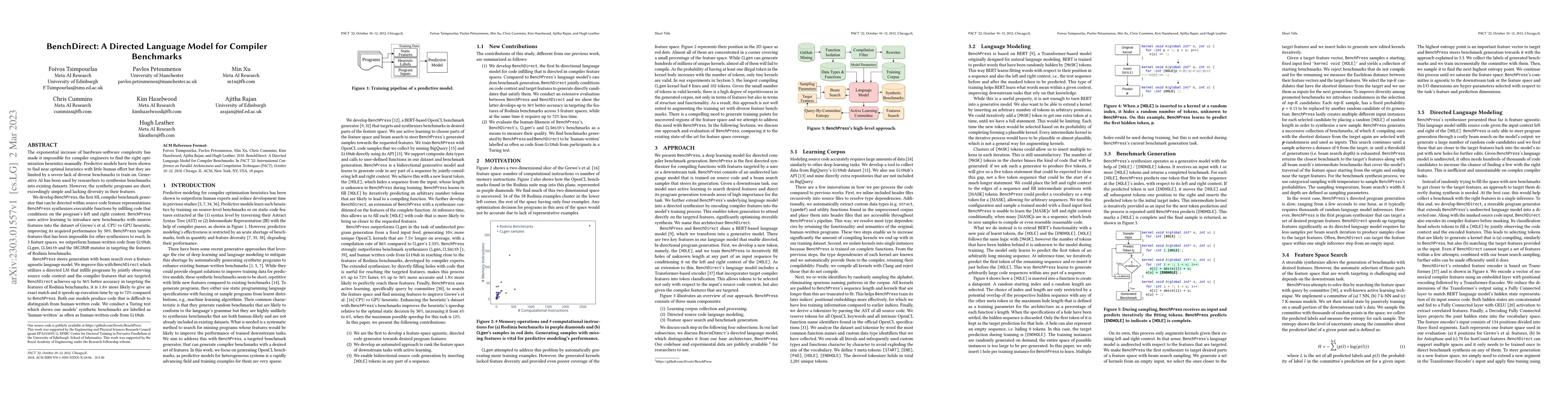 Thumbnail for BenchDirect: A Directed Language Model for Compiler Benchmarks