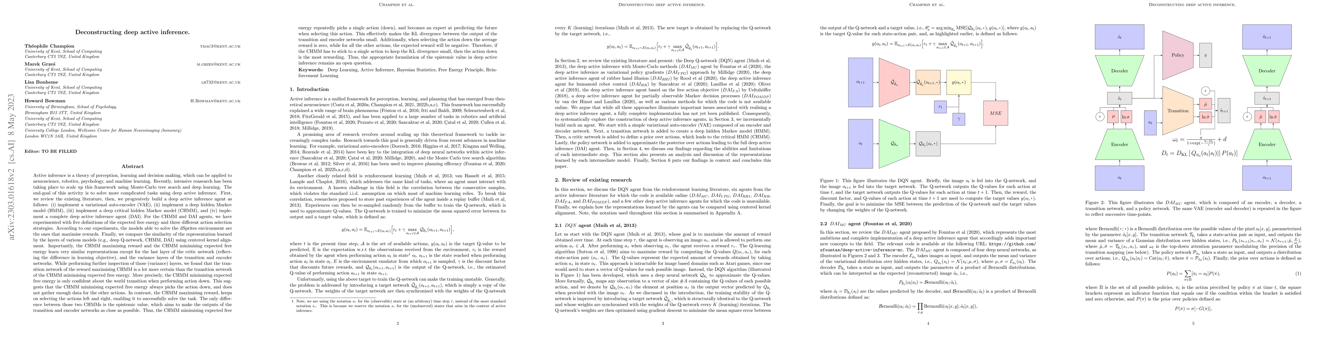 Thumbnail for Deconstructing deep active inference