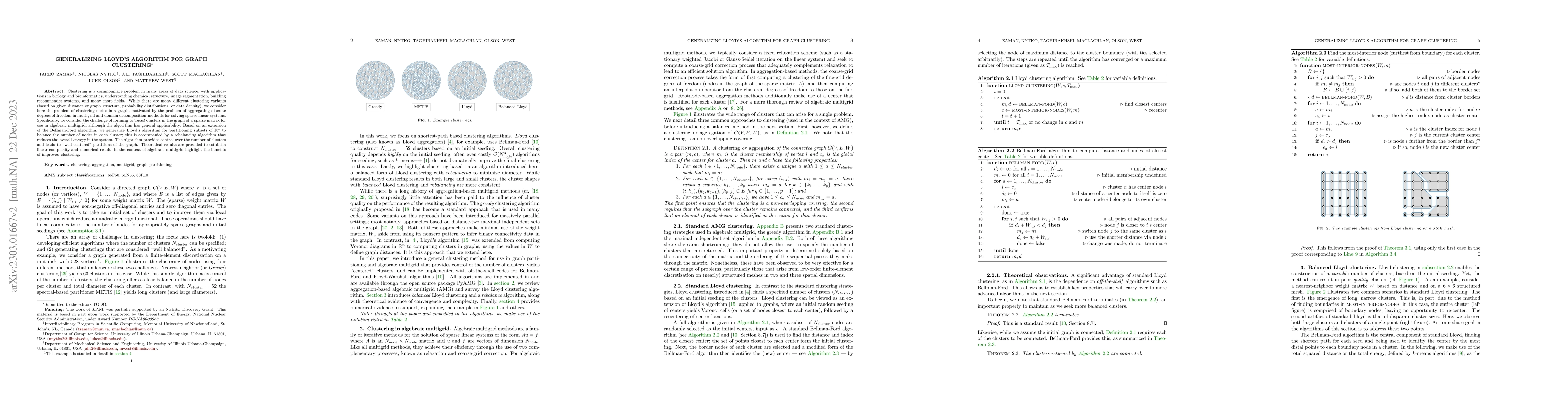 Thumbnail for Generalizing Lloyd's algorithm for graph clustering