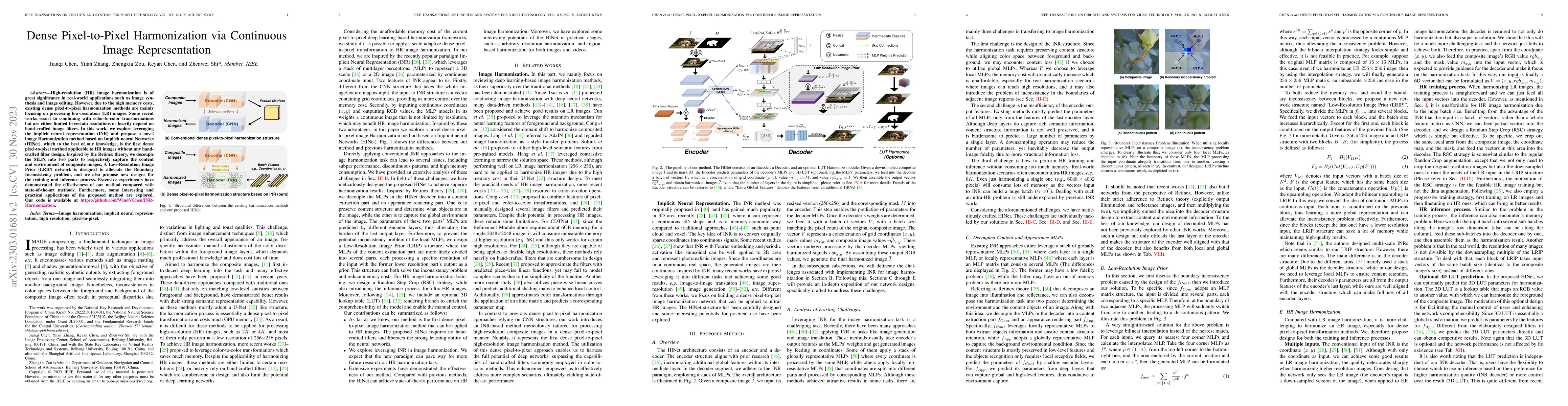 Thumbnail for Dense Pixel-to-Pixel Harmonization via Continuous Image Representation