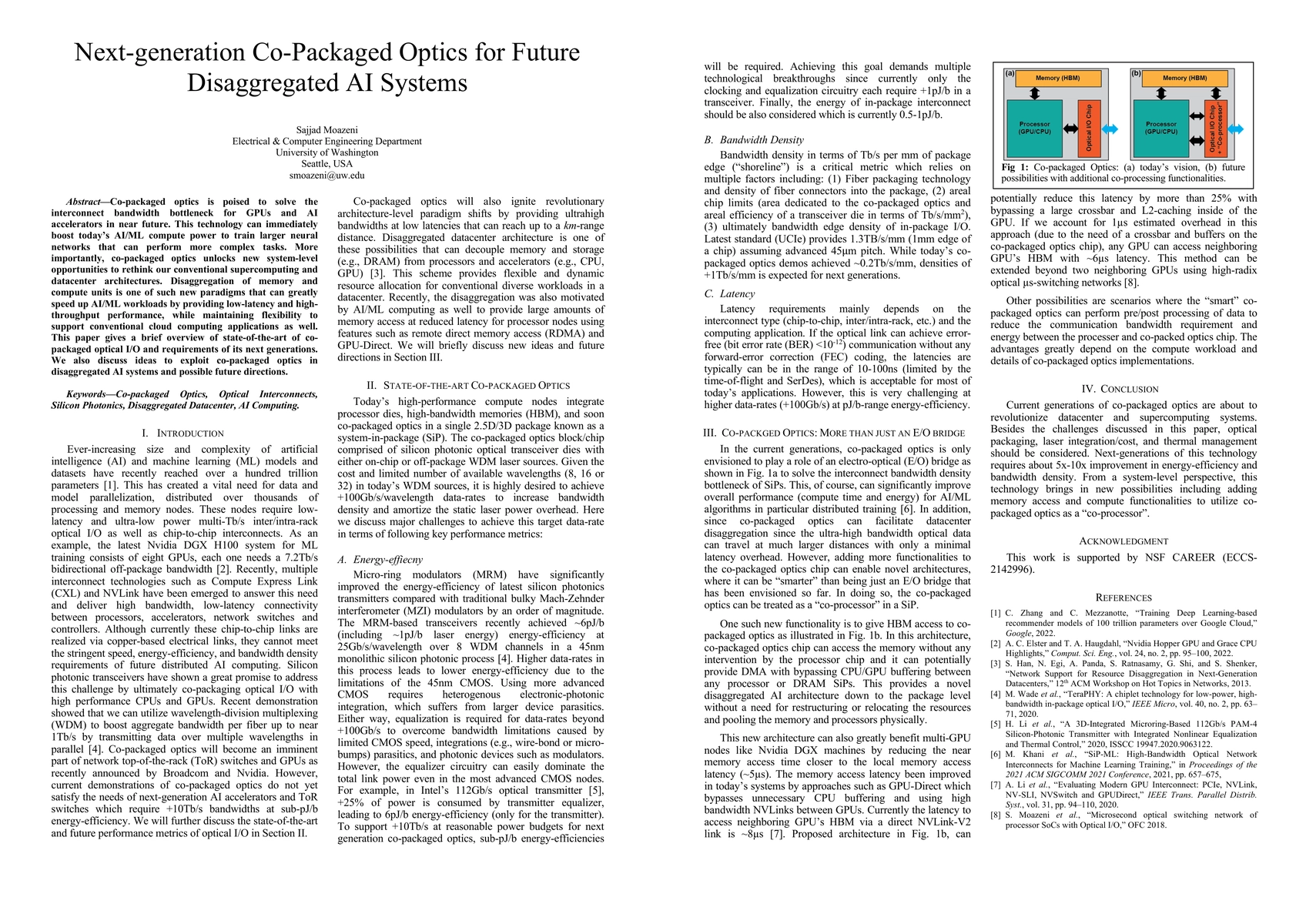 Thumbnail for Next-generation Co-Packaged Optics for Future Disaggregated AI Systems