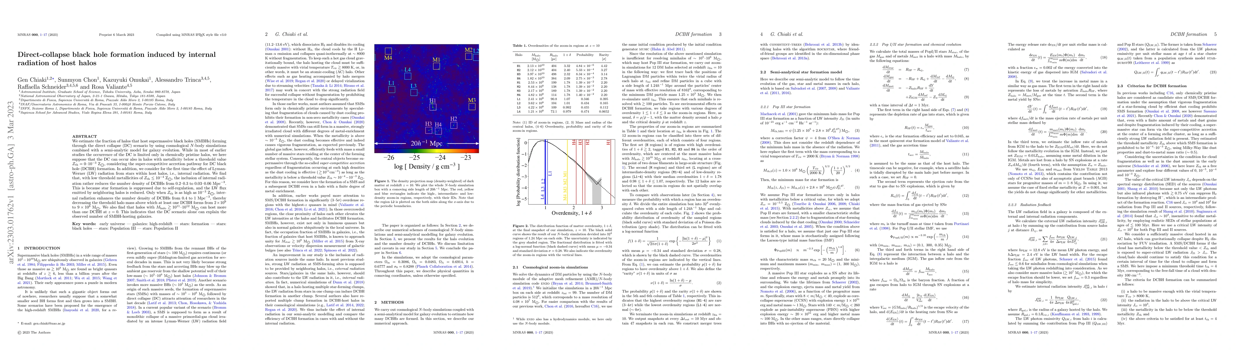 Thumbnail for Direct-collapse black hole formation induced by internal radiation of
  host halos