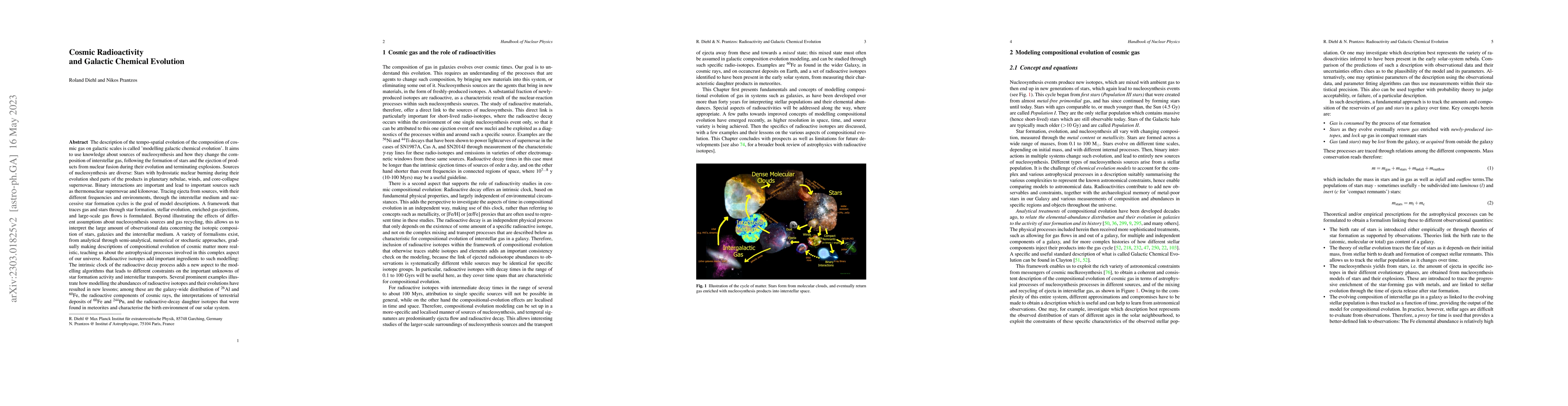 Thumbnail for Cosmic Radioactivity and Galactic Chemical Evolution