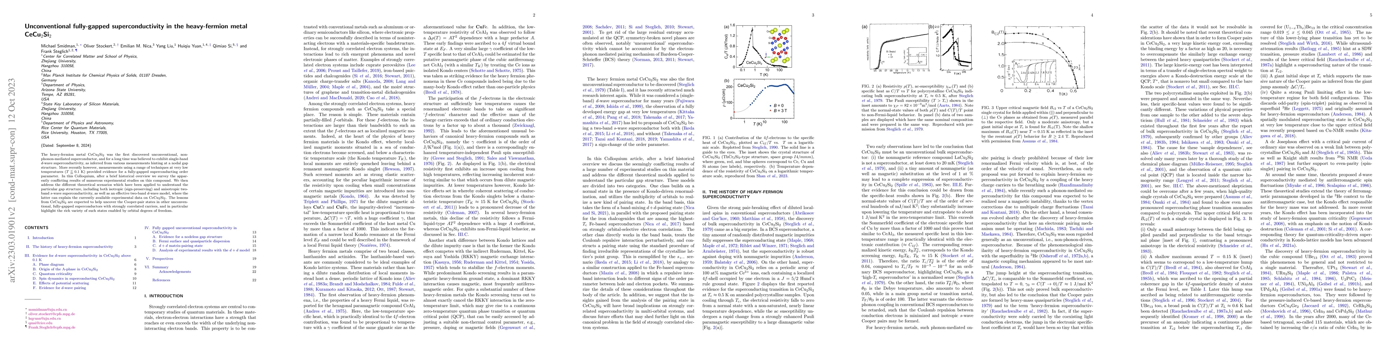 Thumbnail for Unconventional fully-gapped superconductivity in the heavy-fermion metal
  CeCu$_2$Si$_2$