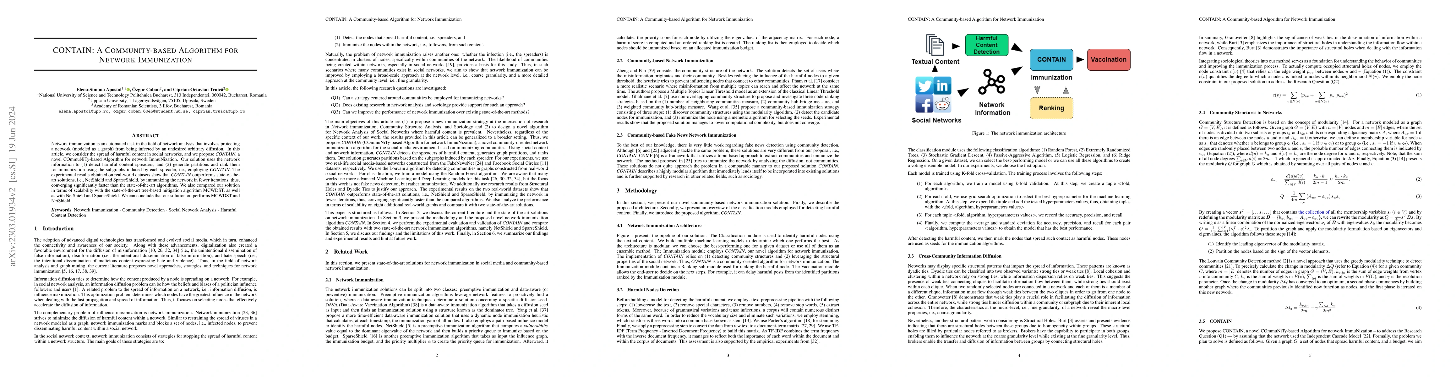 Thumbnail for CONTAIN: A Community-based Algorithm for Network Immunization