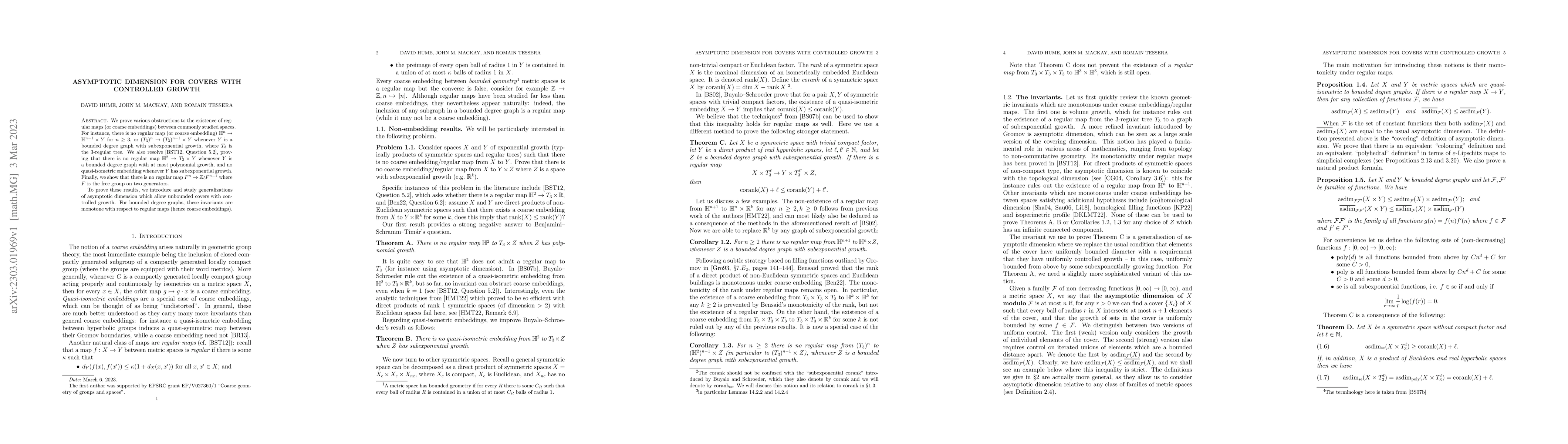 Thumbnail for Asymptotic dimension for covers with controlled growth