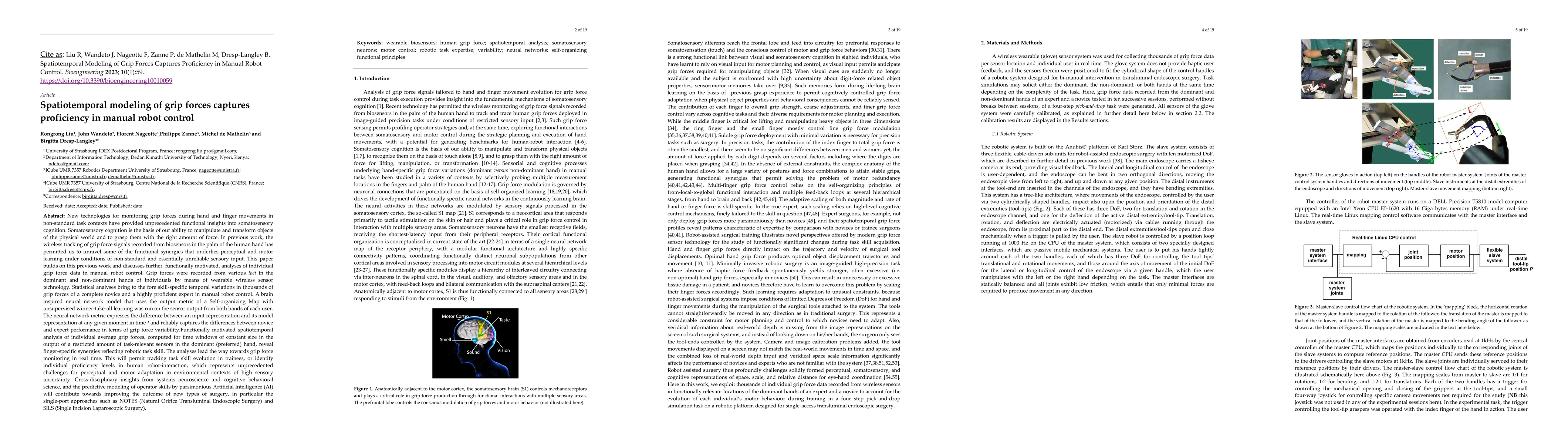 Thumbnail for Spatiotemporal modeling of grip forces captures proficiency in manual
  robot control