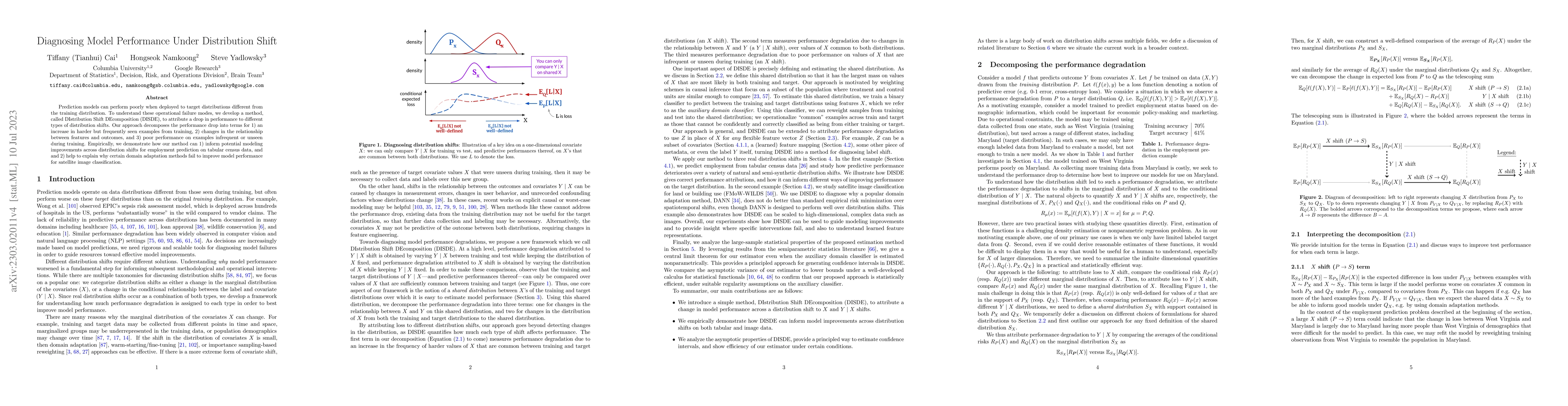 Thumbnail for Diagnosing Model Performance Under Distribution Shift