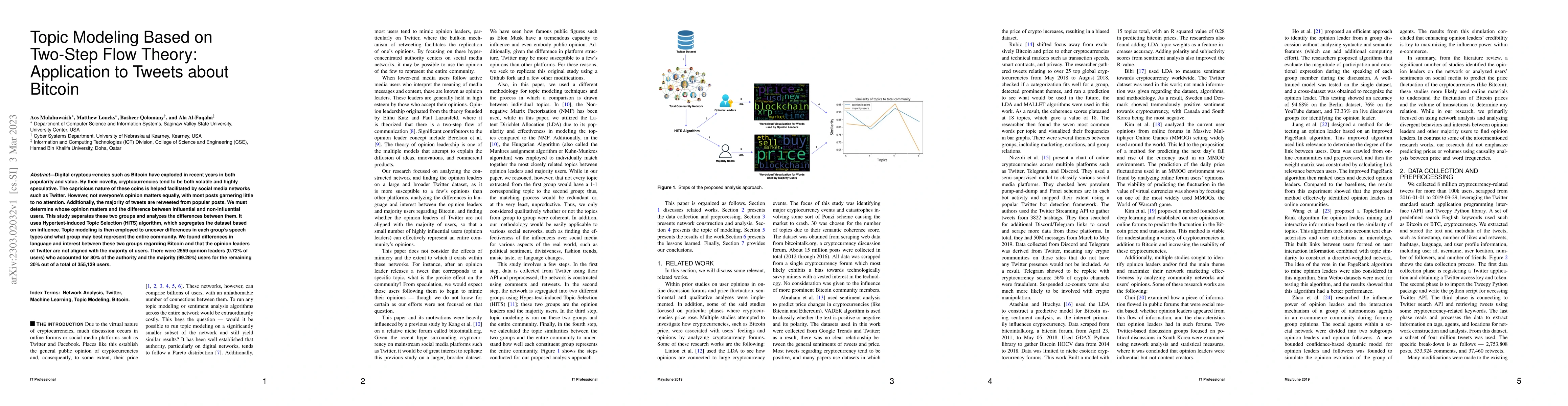 Thumbnail for Topic Modeling Based on Two-Step Flow Theory: Application to Tweets
  about Bitcoin