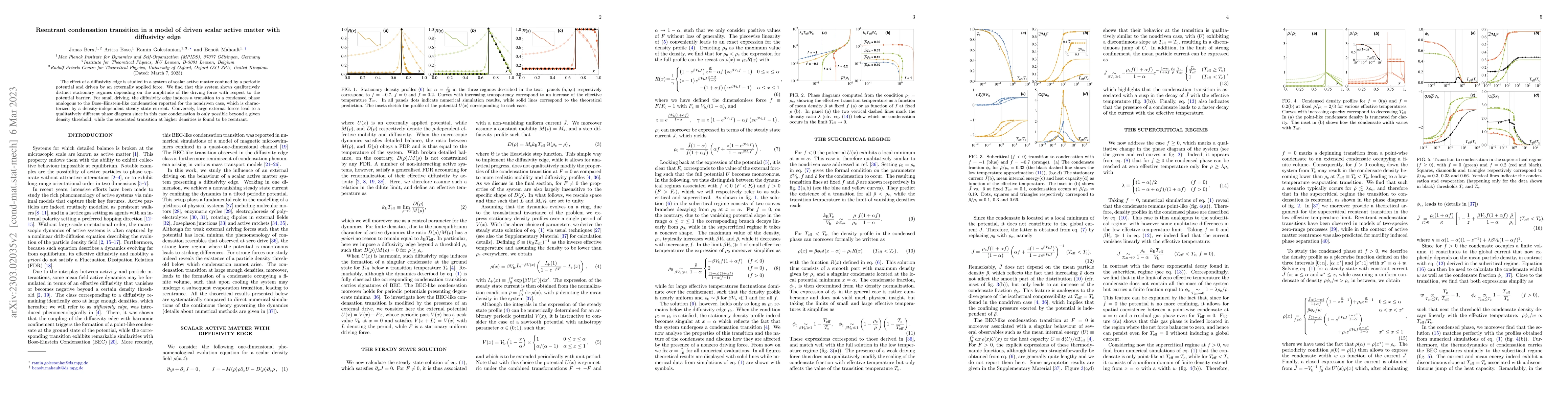 Thumbnail for Reentrant condensation transition in a model of driven scalar active
  matter with diffusivity edge