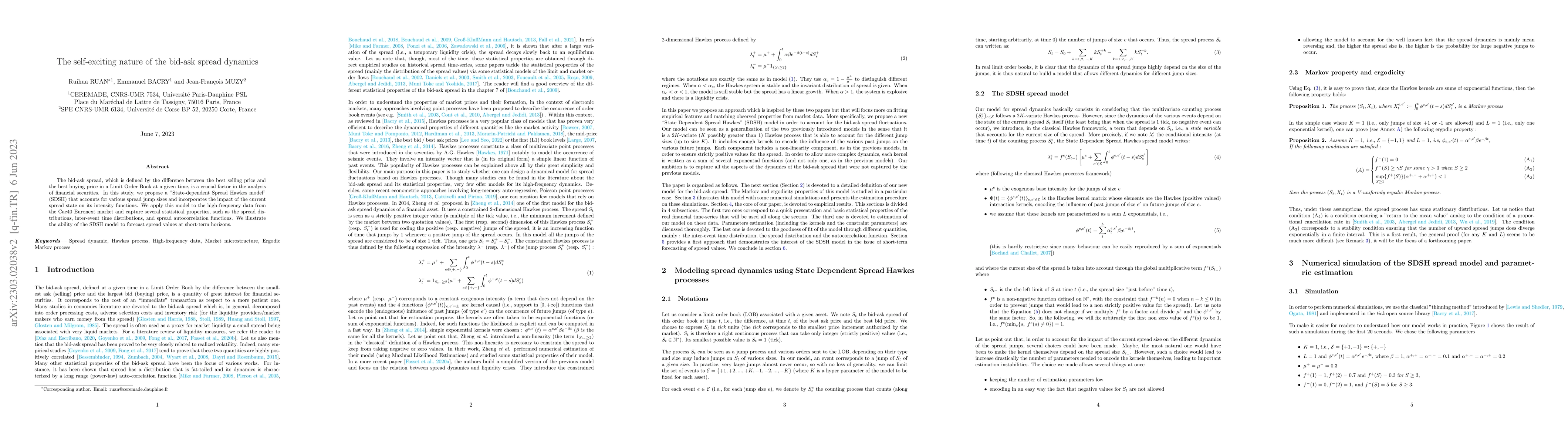 Thumbnail for The self-exciting nature of the bid-ask spread dynamics
