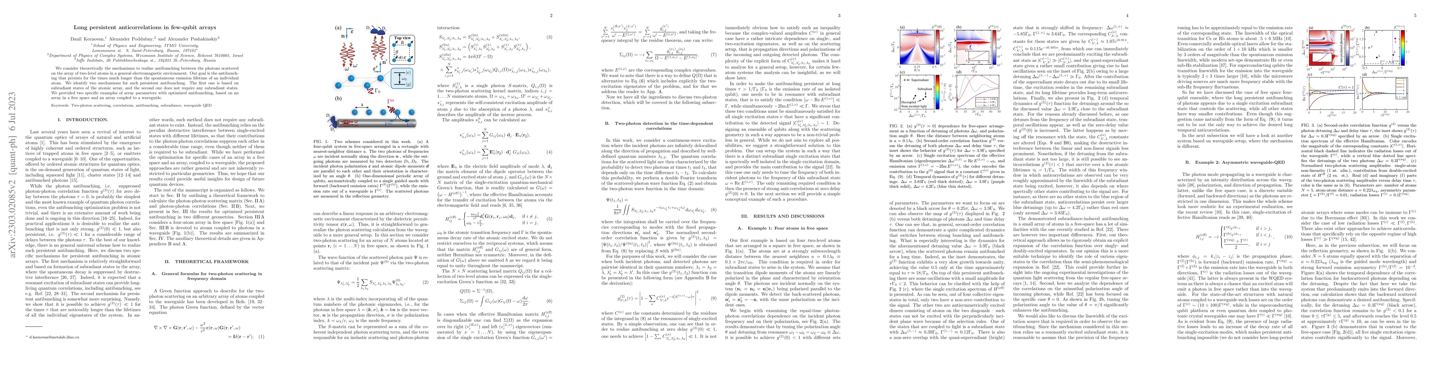 Thumbnail for Long persistent anticorrelations in few-qubit arrays
