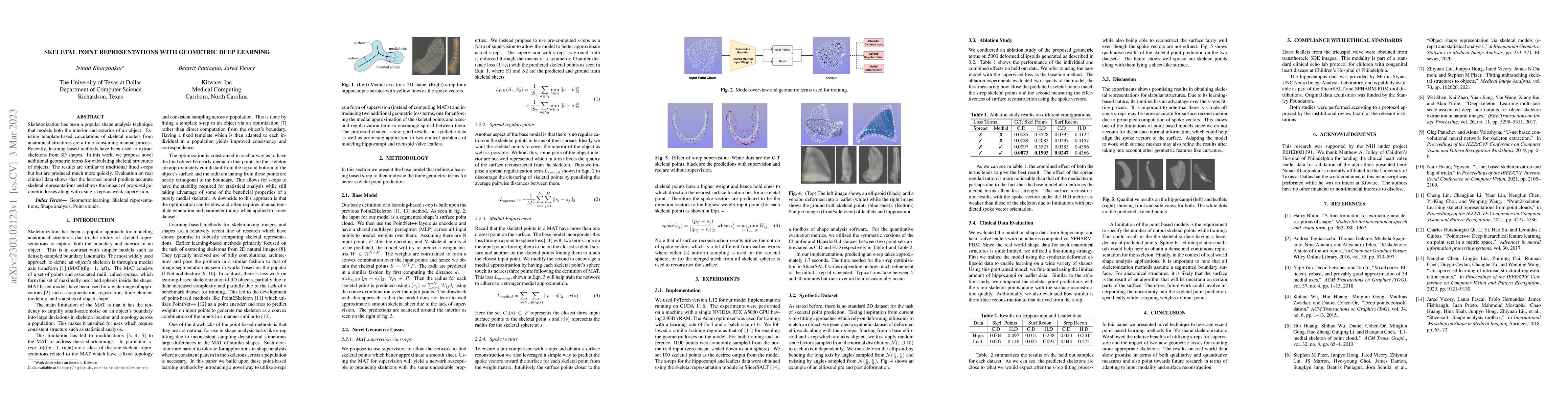 Thumbnail for Skeletal Point Representations with Geometric Deep Learning