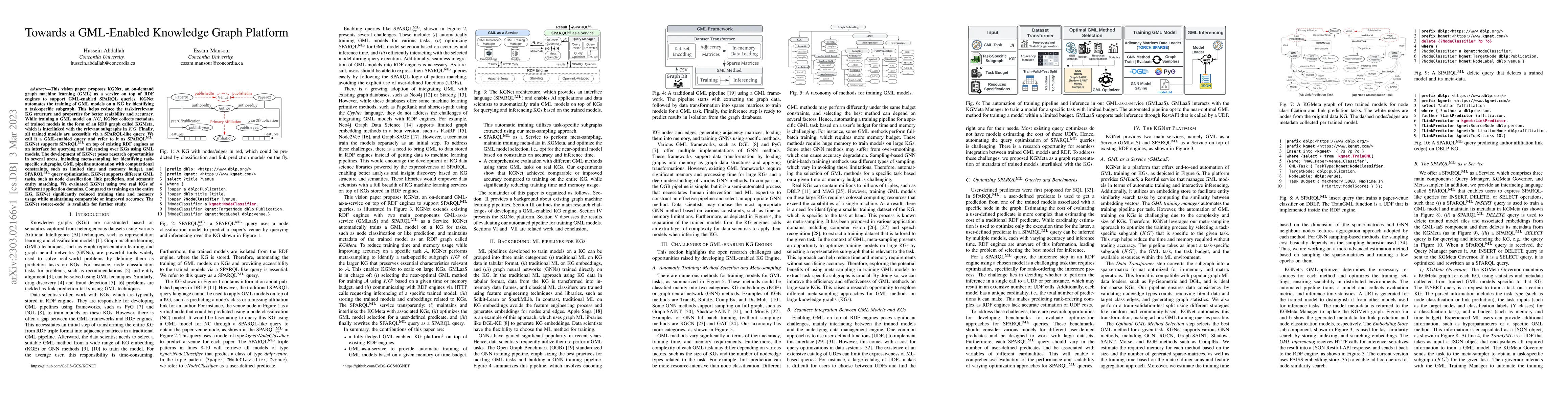 Thumbnail for Towards a GML-Enabled Knowledge Graph Platform