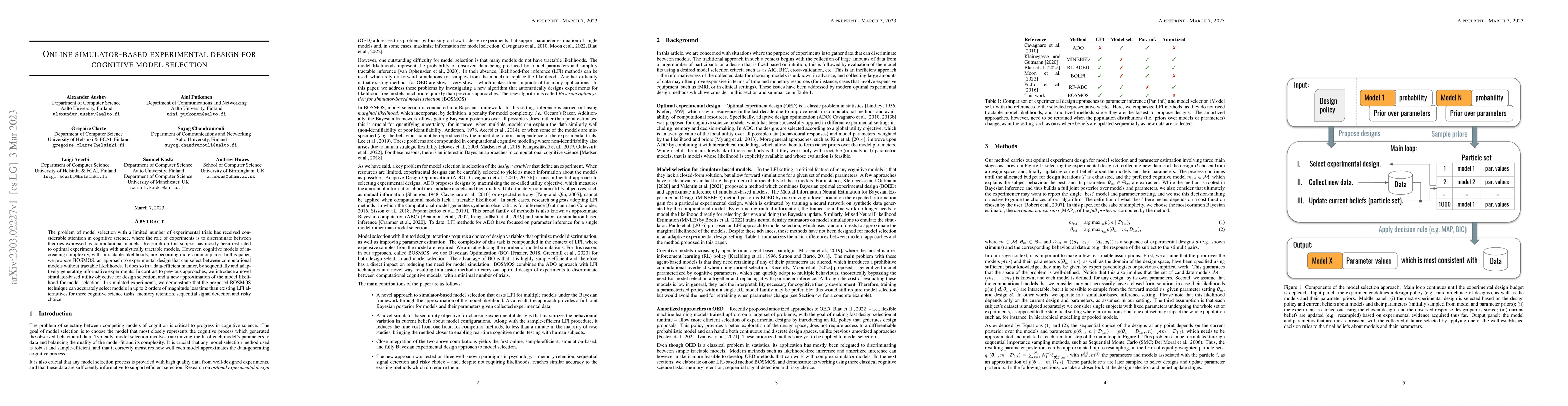 Thumbnail for Online simulator-based experimental design for cognitive model selection