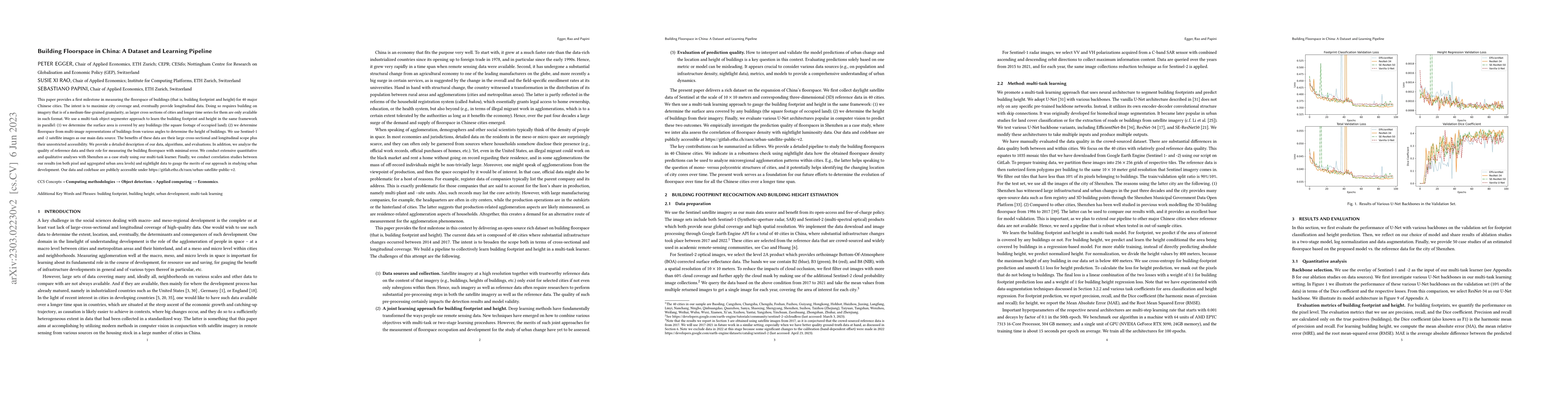 Thumbnail for Building Floorspace in China: A Dataset and Learning Pipeline