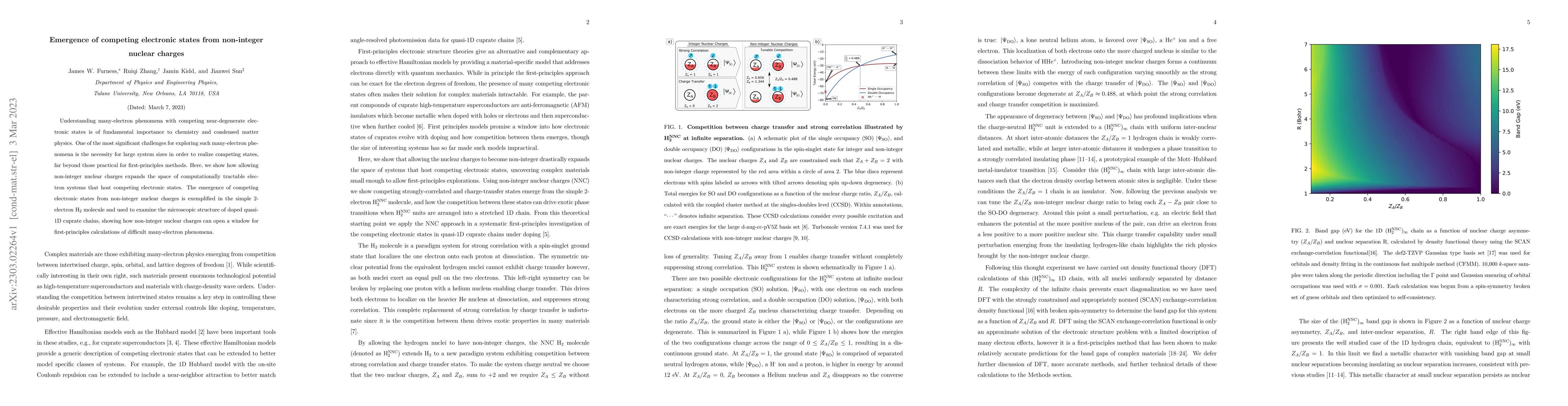 Thumbnail for Emergence of competing electronic states from non-integer nuclear
  charges