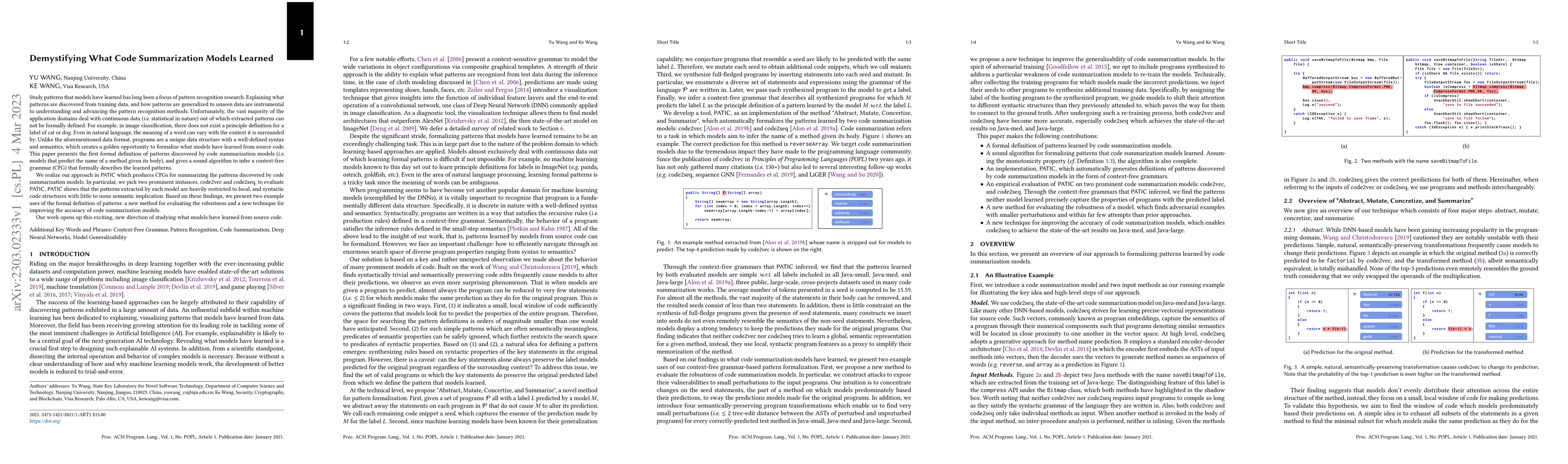 Thumbnail for Demystifying What Code Summarization Models Learned
