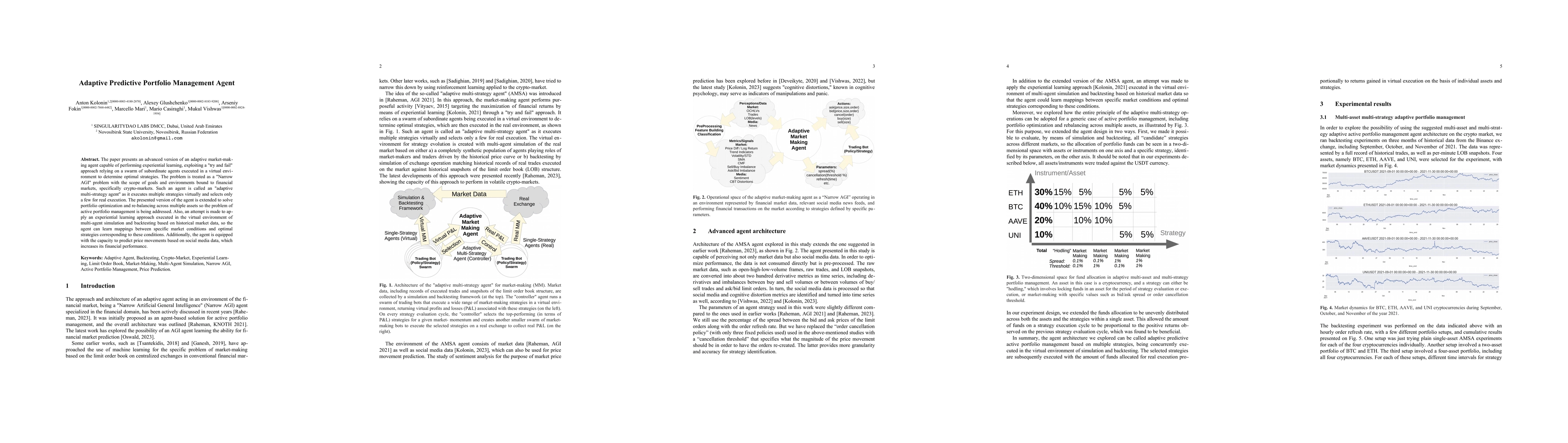 Thumbnail for Adaptive Predictive Portfolio Management Agent