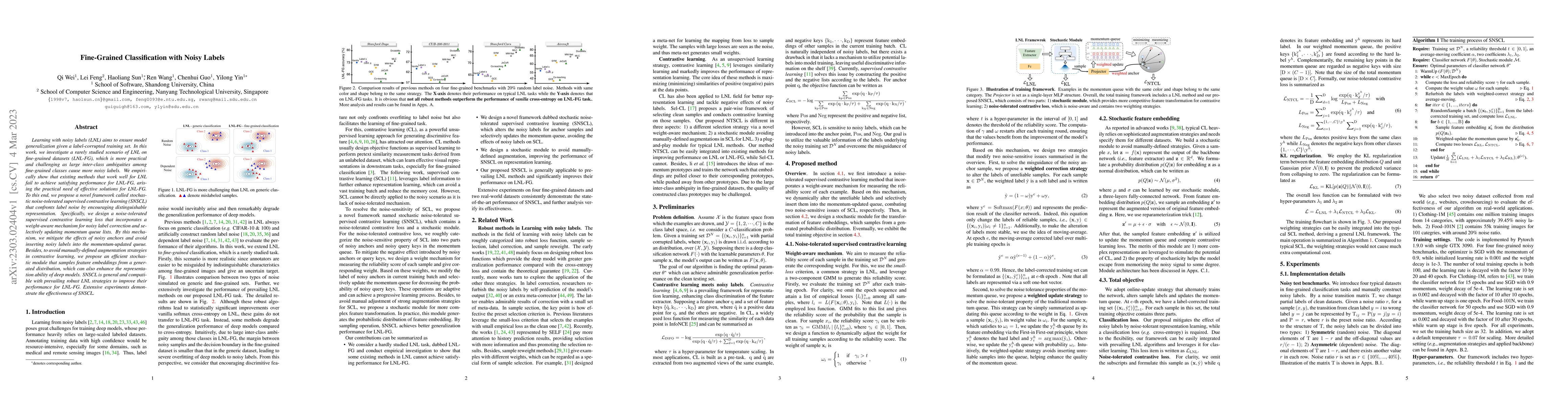 Thumbnail for Fine-Grained Classification with Noisy Labels