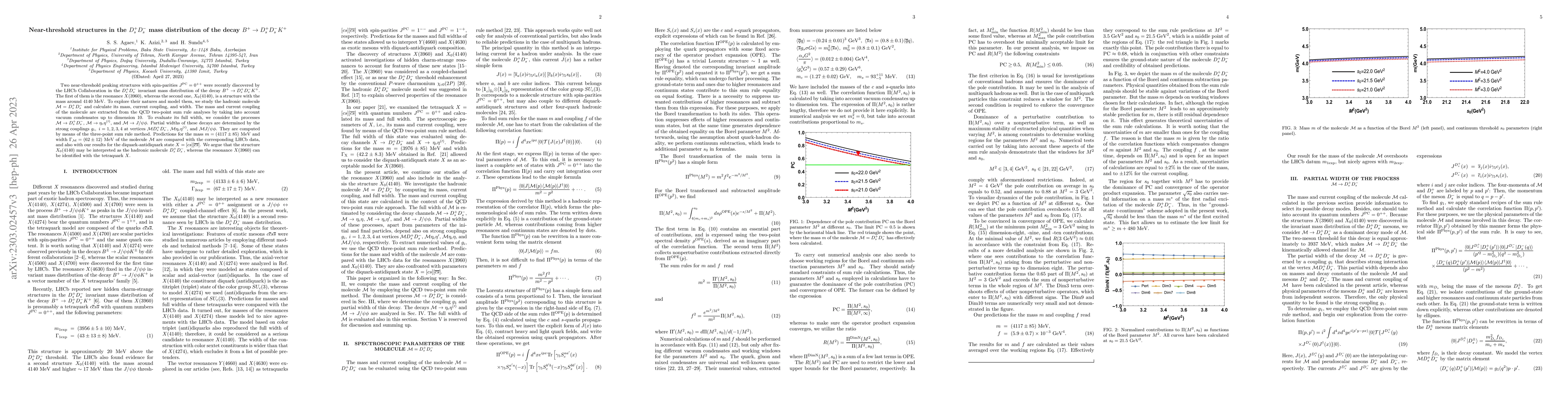 Thumbnail for Near-threshold structures in the $D_{s}^{+}D_{s}^{-}$ mass distribution
  of the decay $B^{+}\rightarrow D_{s}^{+}D_{s}^{-}K^{+}$