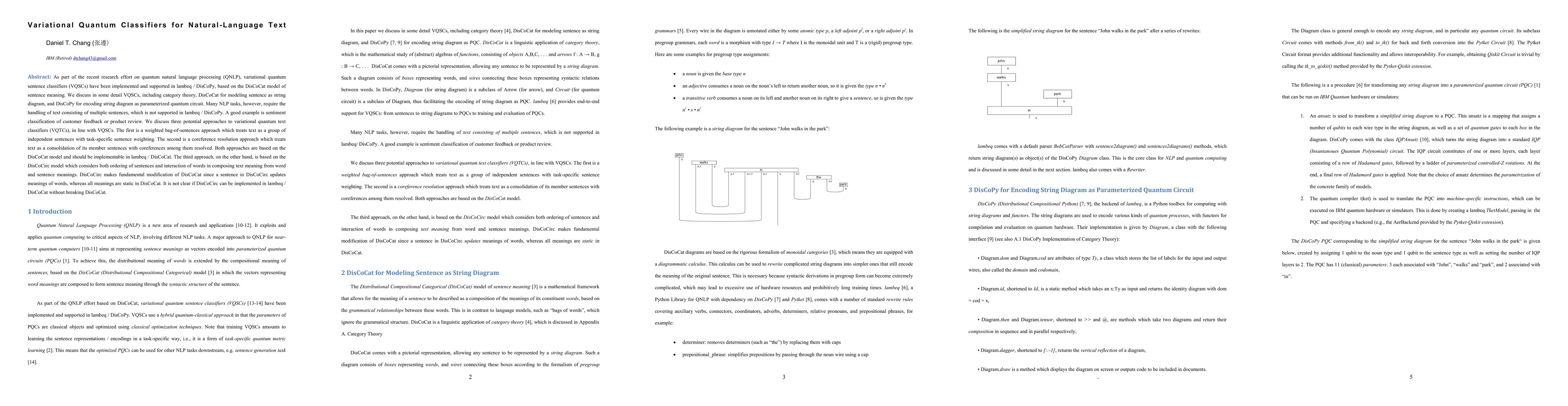 Thumbnail for Variational Quantum Classifiers for Natural-Language Text