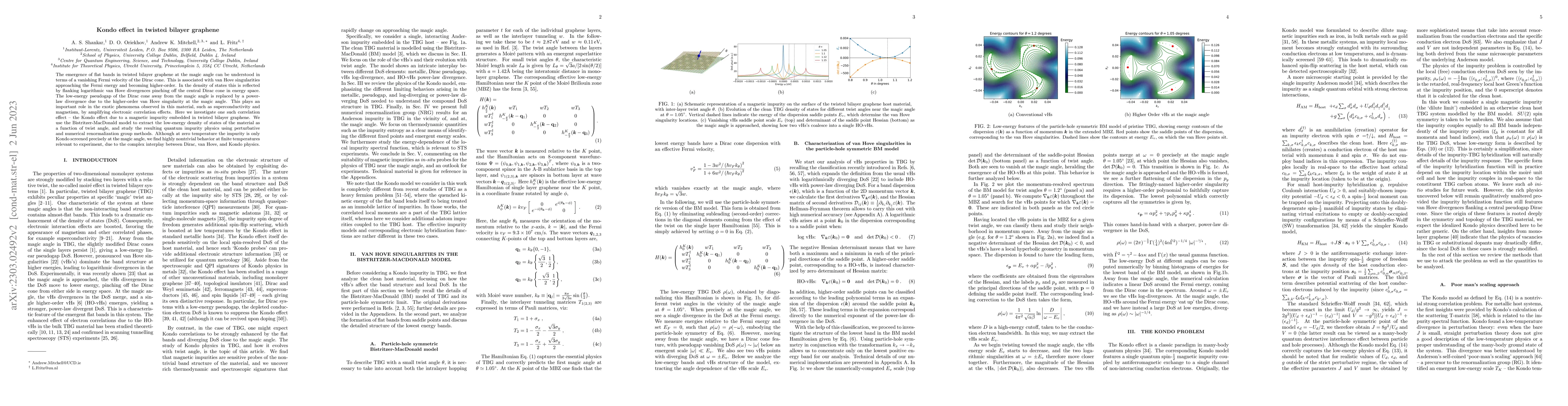 Thumbnail for Kondo effect in twisted bilayer graphene