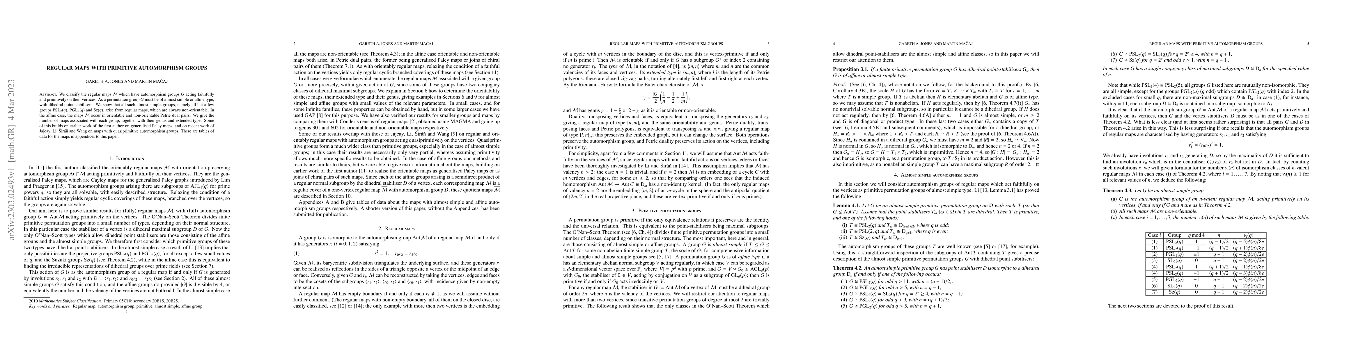 Thumbnail for Regular maps with primitive automorphism groups
