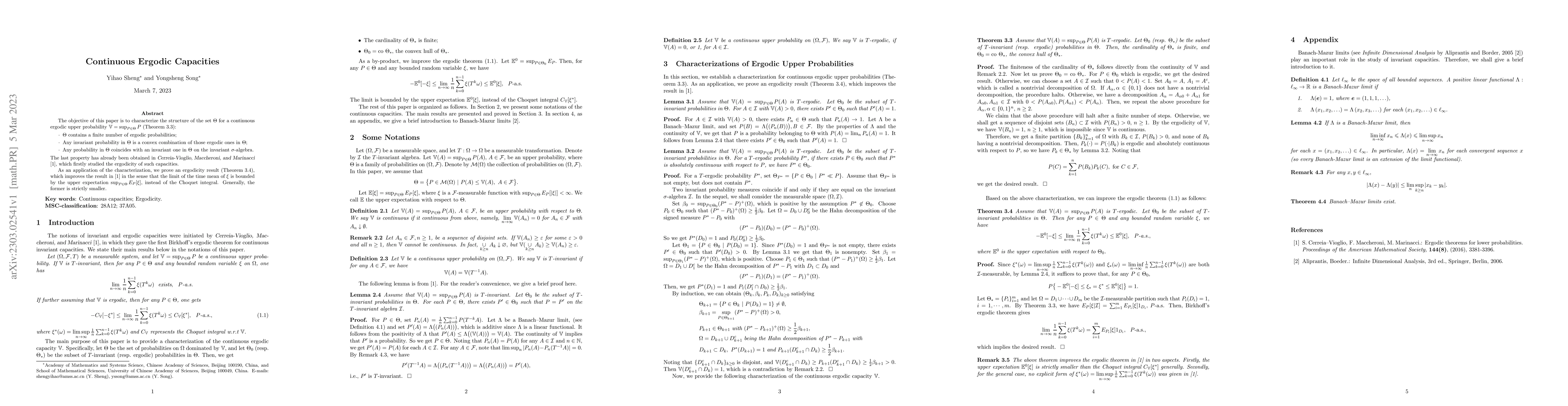 Thumbnail for Continuous Ergodic Capacities